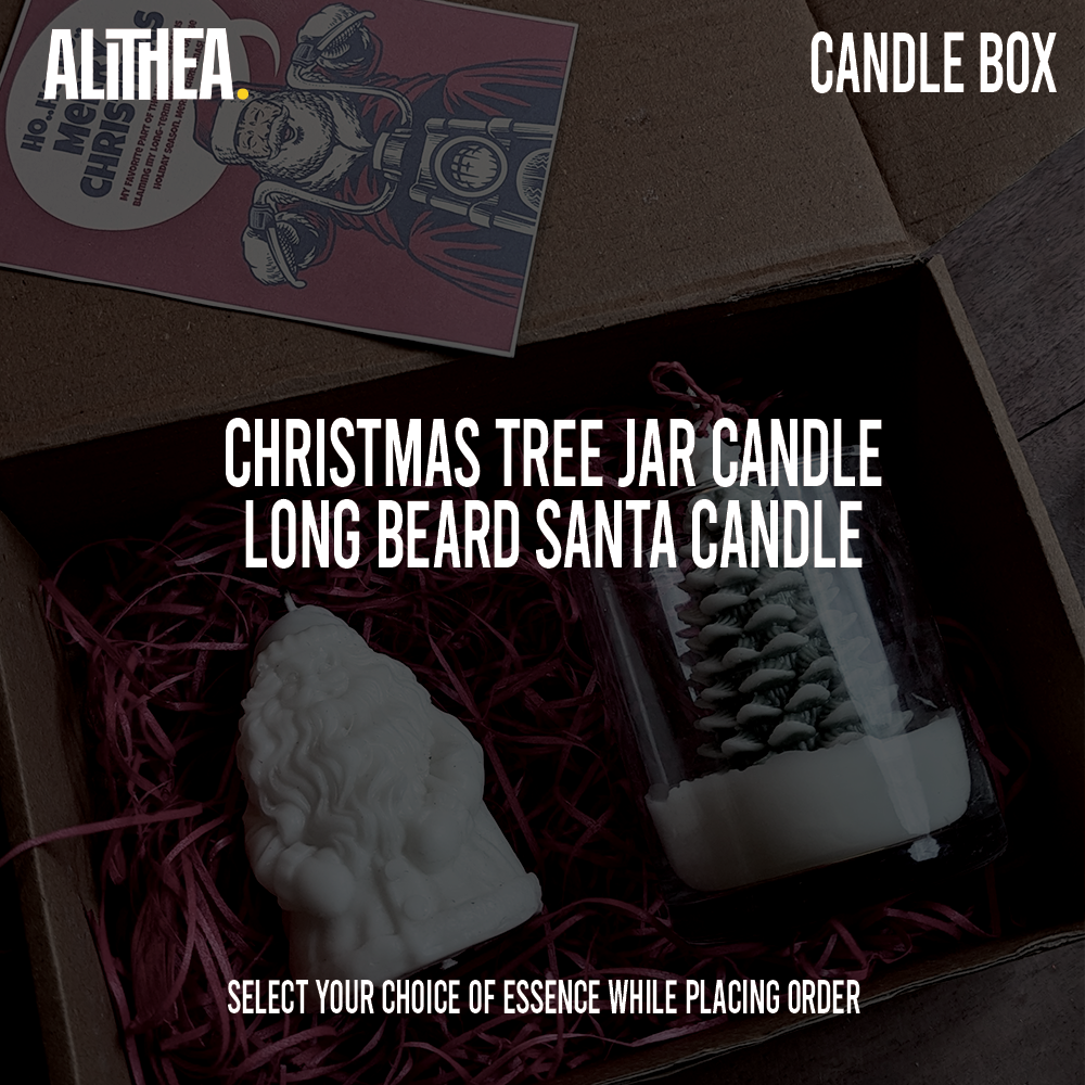 SANTA AND SCENTED CANDLE JAR Alithea