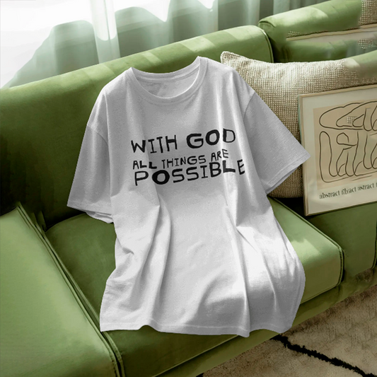 WITH GOD ALL THINGS ARE POSSIBLE Alithea