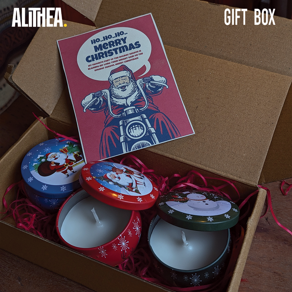 SCENTED CANDLE ROUND TIN Alithea