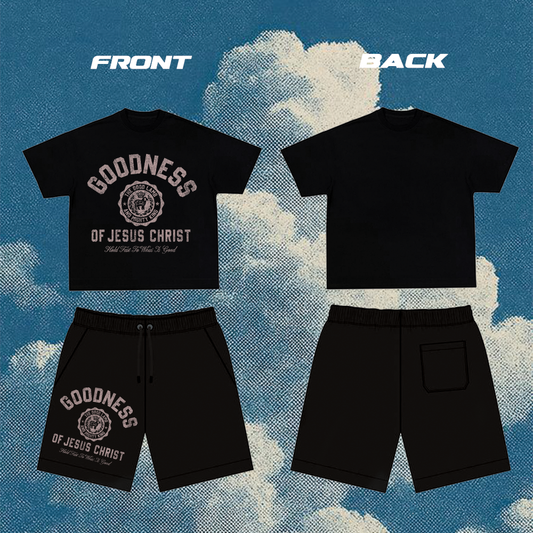 GOOD NESS  CO-ORD set (T-shirt + Shorts combo ) (Copy) Alithea