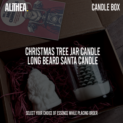 SANTA AND SCENTED  CANDLE JAR Alithea